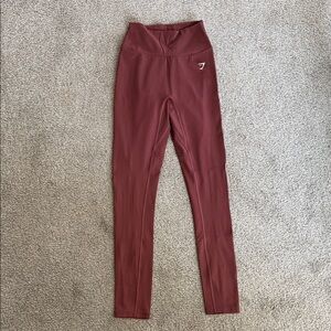 Gymshark Burgundy Leggings